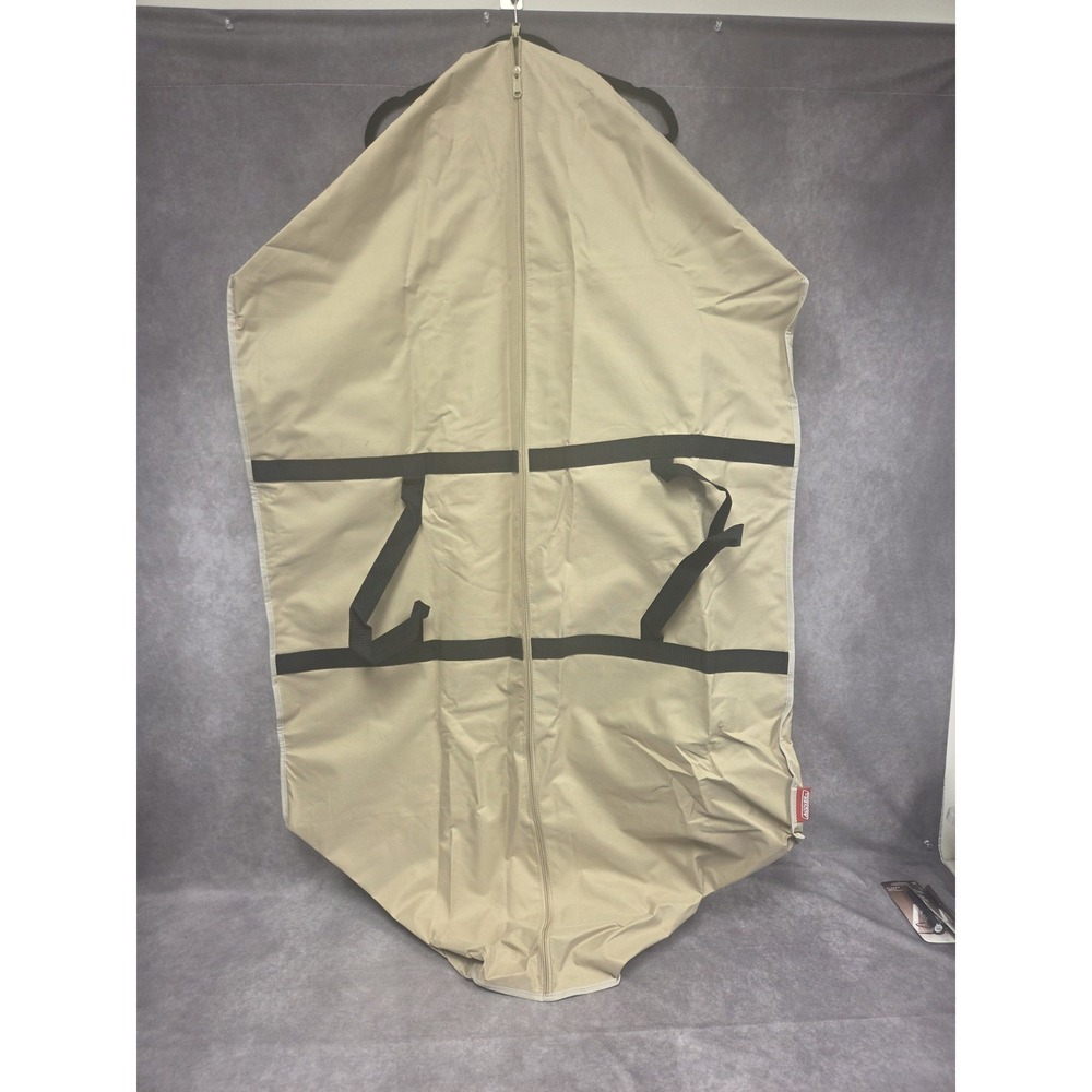 Elegant Beige Outdoor Cushion Storage Bag - Waterproof & Zippered, 32" x 32"